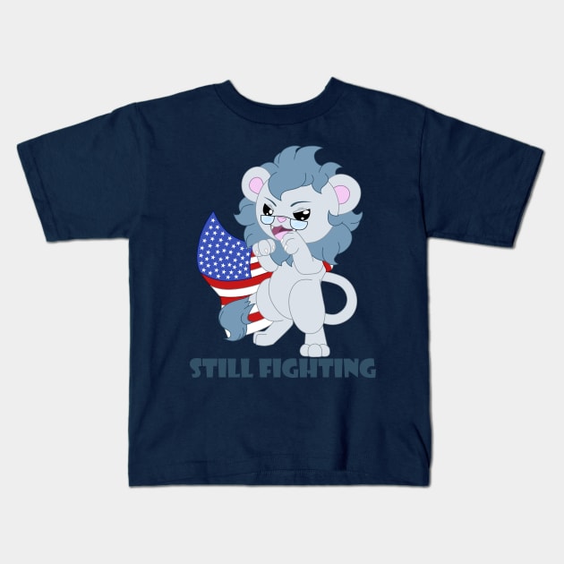 still fighting Kids T-Shirt by Femerithian